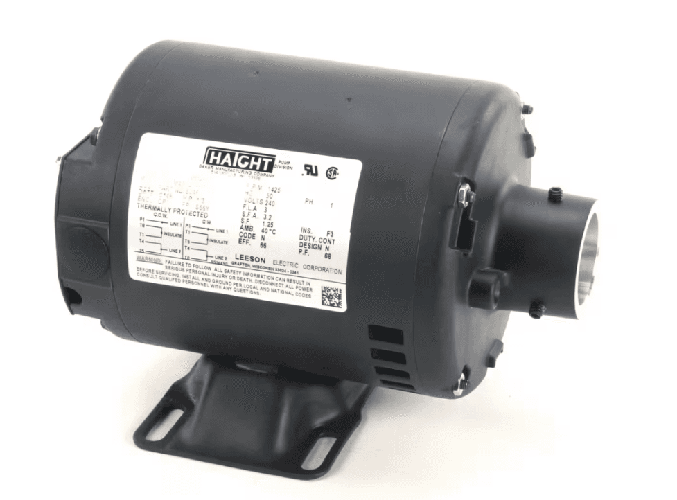 Pitco 60130804 Pump Motor, 240V, 50HZ, 1/3HP