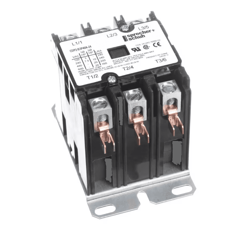 Pitco 60157202 Contactor, 3 Pole, 24VAC Coil, 50A