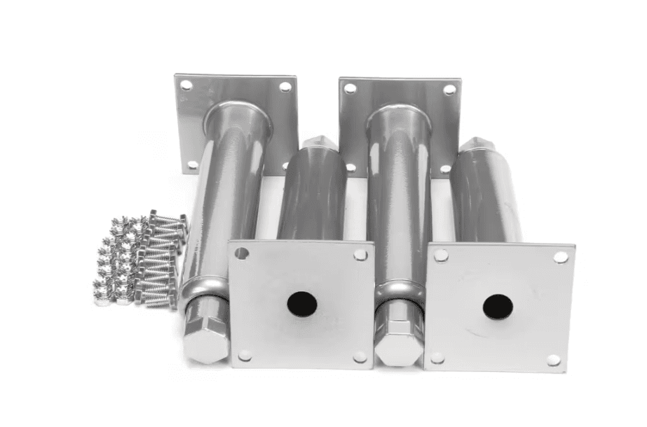 Pitco B3900704 Leg Set with Hardware, 9", Set of 4