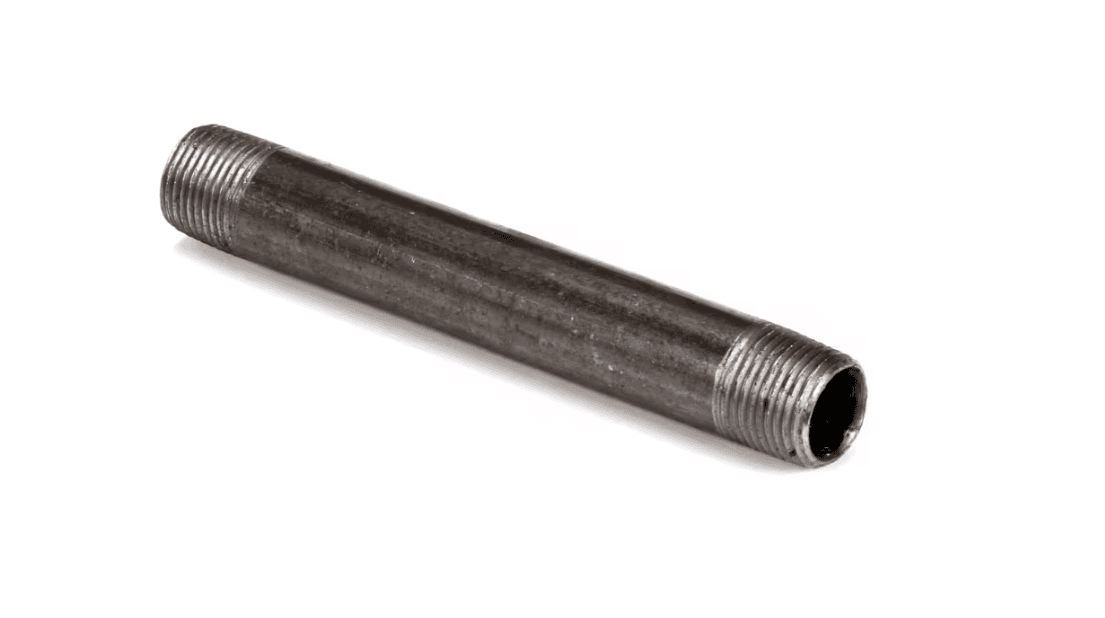 Pitco P7037309 Nipple, 3/8" x 4-1/2", Black